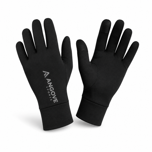 Angove Sports Thermal Running Gloves Touchscreen Winter Gloves for Running Cycling and Outdoor Sports